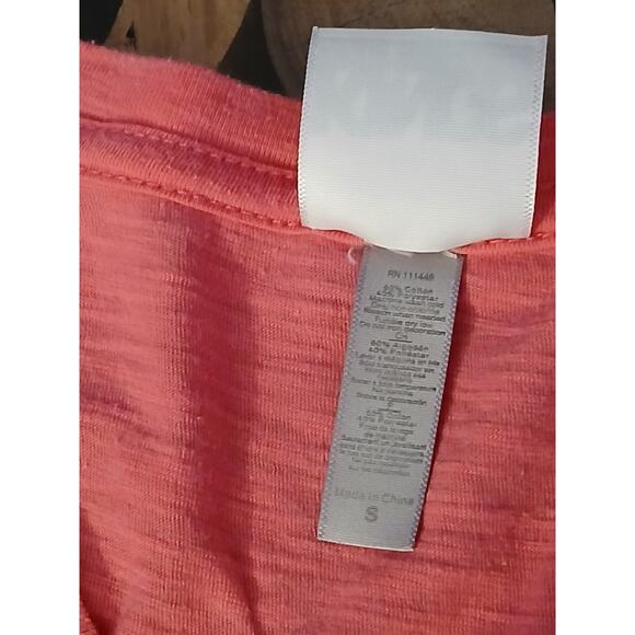 Kings of Cole V-neck T-shirt Bling Wing Back Angel Wings Pink Small AS IS - Picture 6 of 8